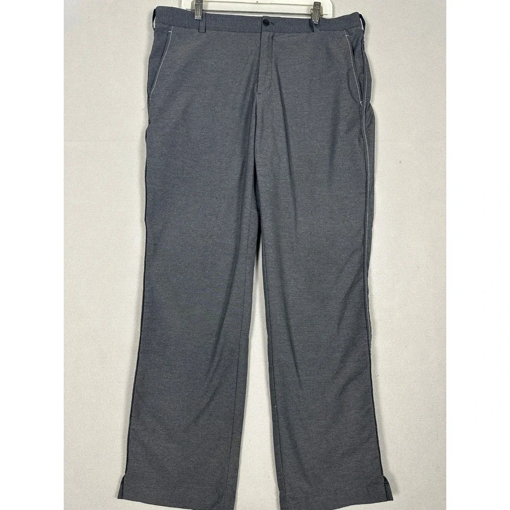Nike Golf Pants Mens 36X32 Dark Grey Dri-FIT Performance Chinos Stretch Straight
